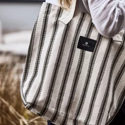 Tragetasche, HDCanva, Off-White;Braun