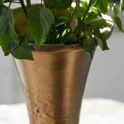 Vase, Florist, Antikes Messing