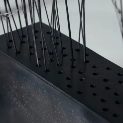 Vase, Flow, Messingbraun