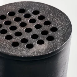 Vase, Flow, Messingbraun