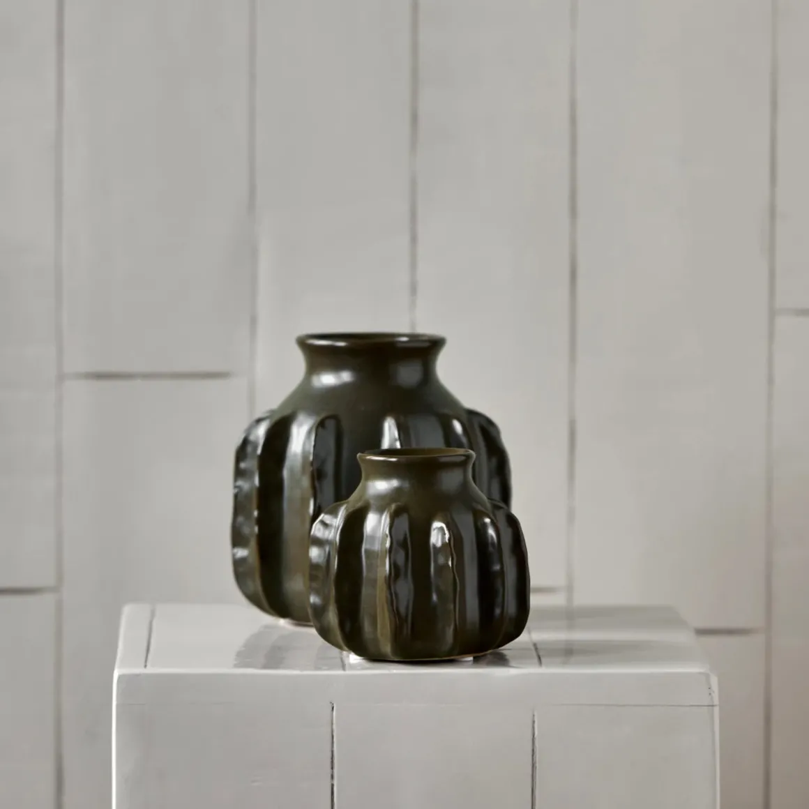 Vase, HDCactus, Dunkelgrün