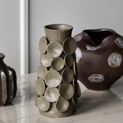 Vase, HDDot, Khaki