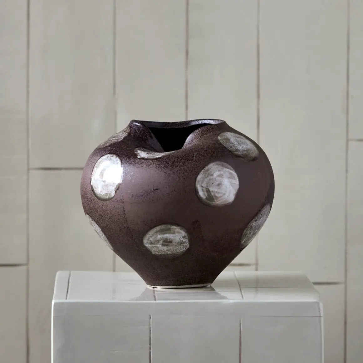 Vase, HDExpo, Braun;Off-White