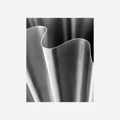Vase, HDFlood, Gebürstetes Silber-Finish