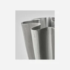 Vase, HDFlood, Gebürstetes Silber-Finish