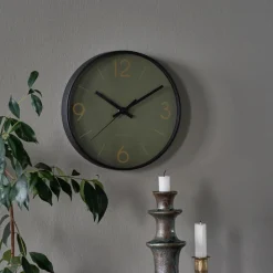 Wall clock, HDTime, Dark green