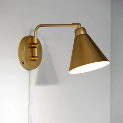 Wandleuchte, Game, Messing