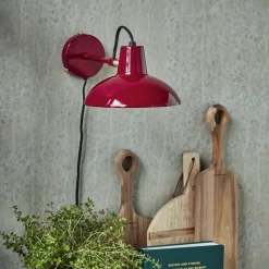 Wandleuchte, HDDesk, Rot