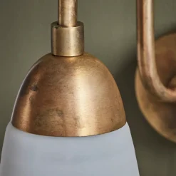 Wandleuchte, HDDrop, Antikes Messing