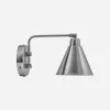 Wandleuchte, HDGame, Gebürstetes Silber-Finish