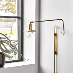 Wandleuchte, HDSwing, Messing