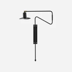 Wandleuchte, HDSwing, Schwarz