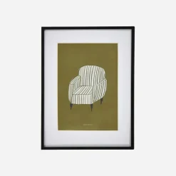 Wandobjekt, HDChair, Senfgelb