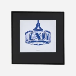 Wandobjekt, HDExit, Dunkelblau