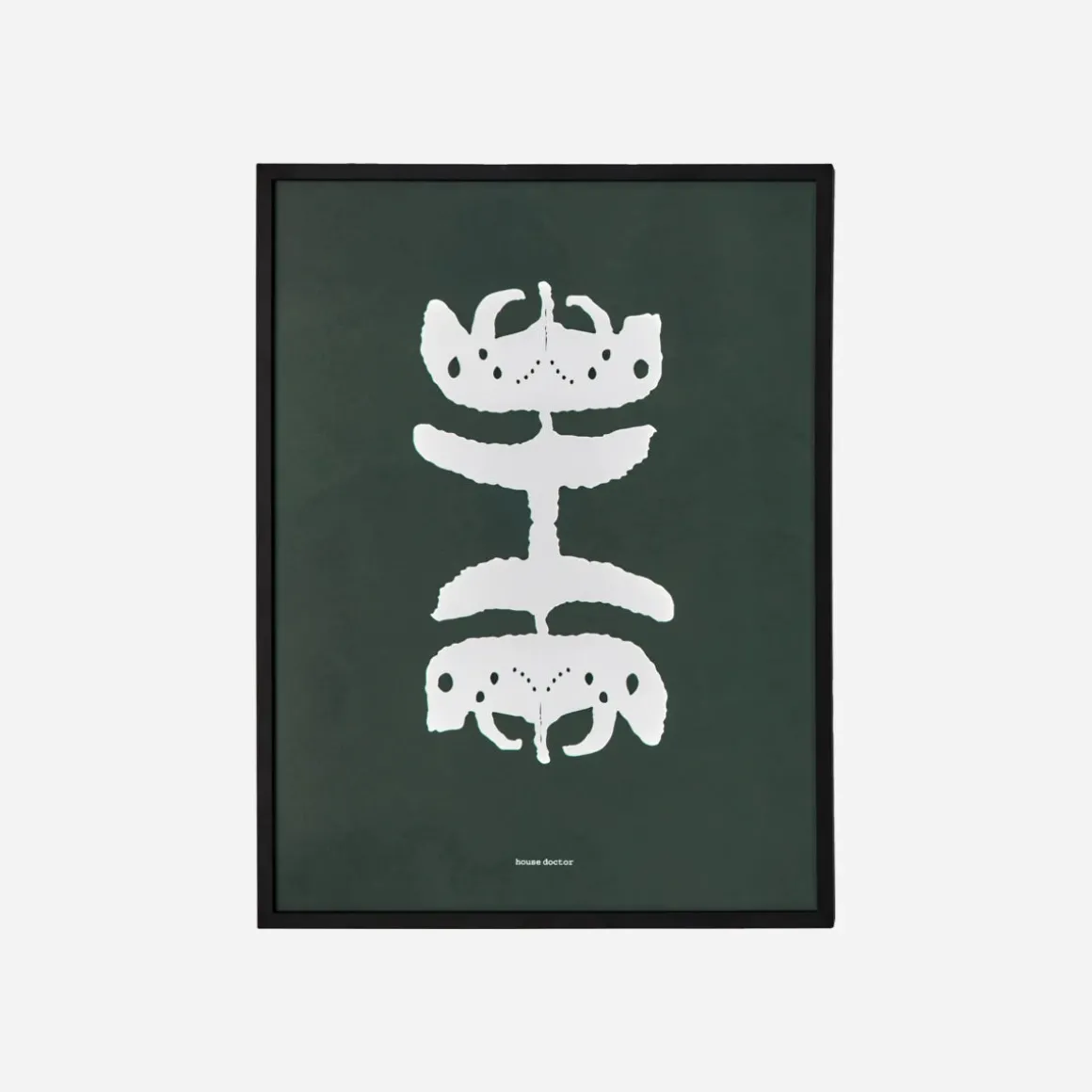 Wandobjekt, HDFairy, Dunkelgrün;Weiß