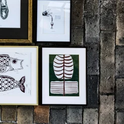 Wandobjekt, HDFlow, Dunkelgrün