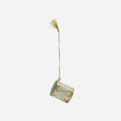 Weihnachtsschmuck, HDDrum, Dunkelblau;Grün;Beige