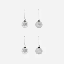 Weihnachtsschmuck, HDSnowi, Klar;Silber