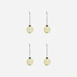 Weihnachtsschmuck, HDTwister, Weiß;Gold