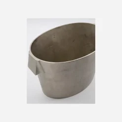 Weinkühler, Buck, Gebürstetes Silber
