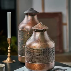 Windlicht, HDNett, Antikes Braun