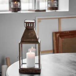 Windlicht, HDVivi, Antikes Messing-Finish