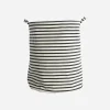 Wäschesack, Stripes, Schwarz