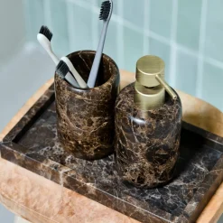 Zahnputzbecher, HDAble, Braun